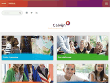 Tablet Screenshot of calvijn.nl
