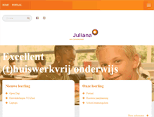 Tablet Screenshot of juliana.calvijn.nl