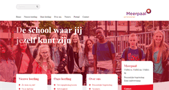 Desktop Screenshot of meerpaal.calvijn.nl